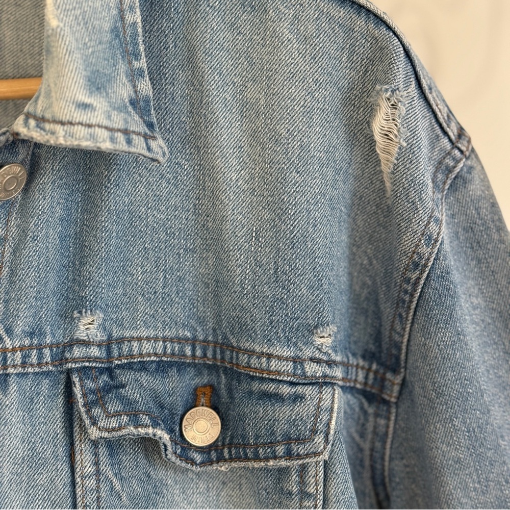 Madewell Light Blue Denim Jean Jacket - Picture 3 of 7